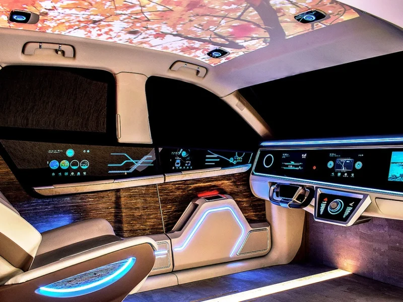 Coches del futuro con tecnología, confort y salud