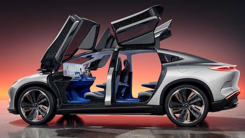 Aehra SUV, pantalla gigante en un eléctrico potente
