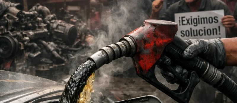 CRISIS GASOLINA BOLIVIA CALIDAD DEFECTUOSA DAÑA MOTORES