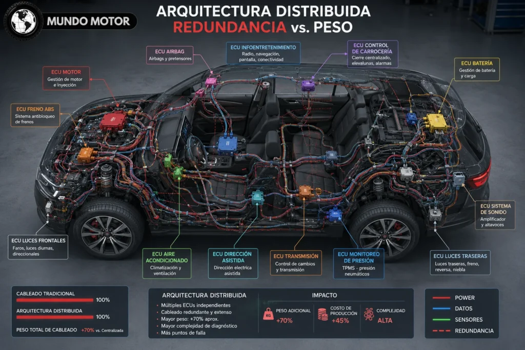 EVOLUCIÓN ARQUITECTURA ELECTRÓNICA VEHICULAR